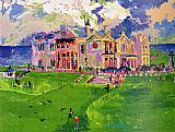 Clubhouse at Old St. Andrews by Leroy Neiman